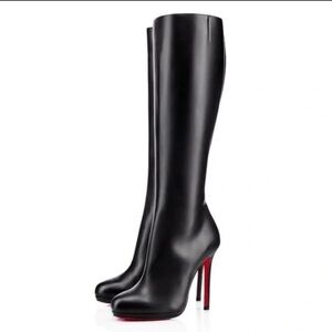 Christian Louboutin Black Heeled Boots 35.5